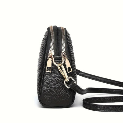 Cora | Belle mini geantă crossbody din piele ecologică cu model crocodil