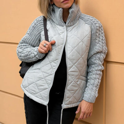 Rossella | Jachetă Tricotată Patchwork