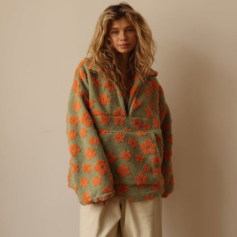 Amalia | Pulover Sherpa boho