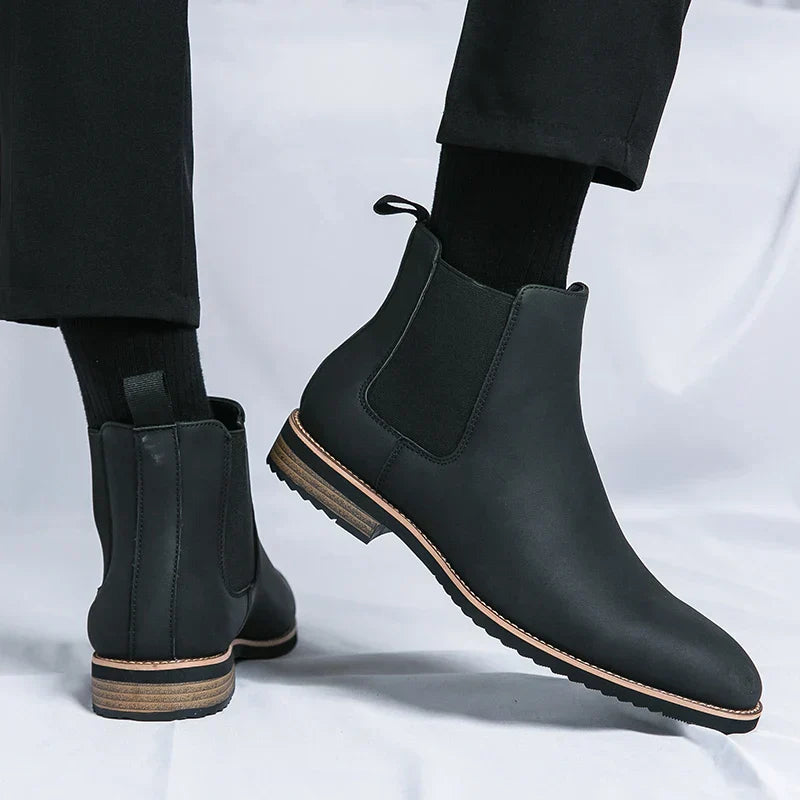 Kayden™ | Botine Chelsea din piele